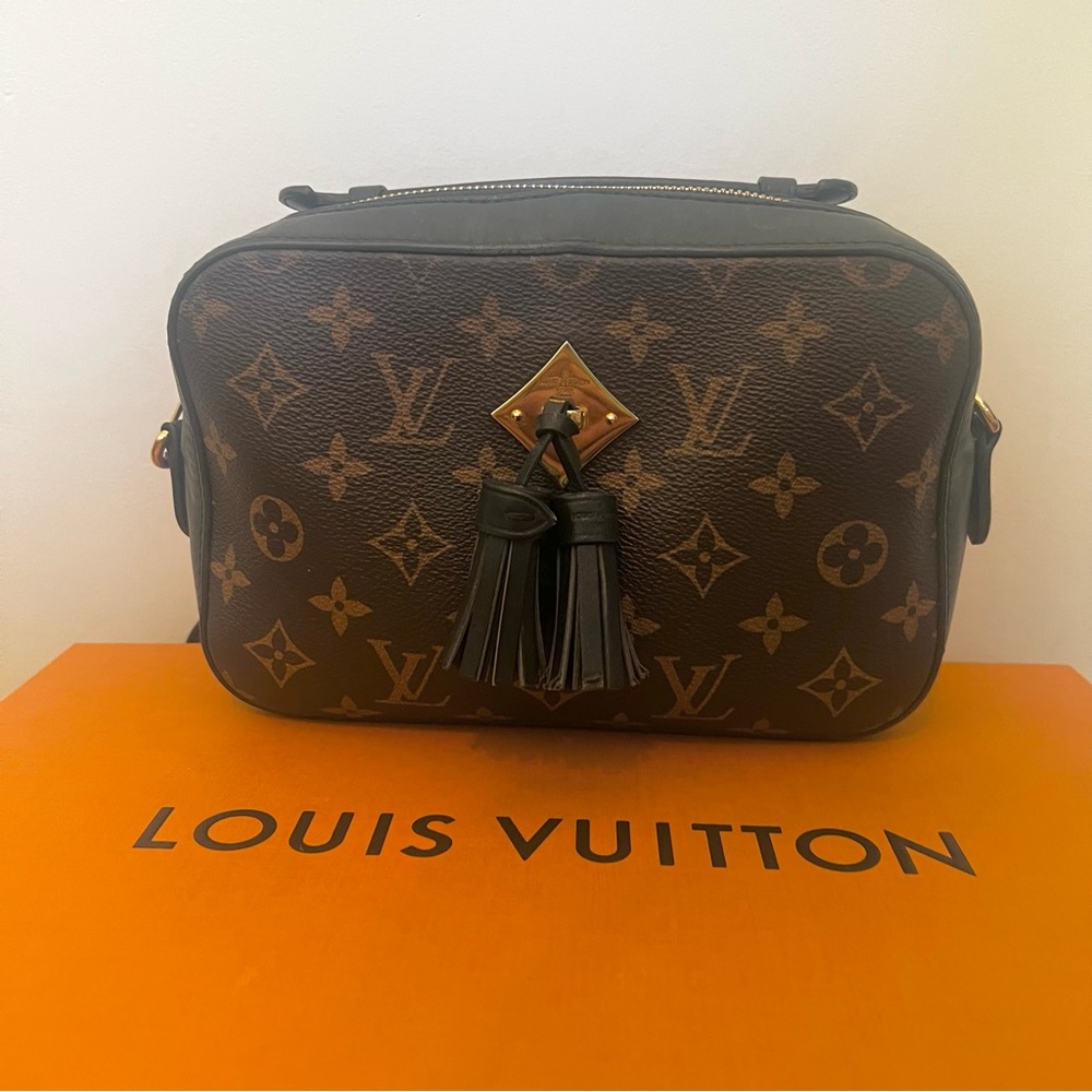 Louis Vuitton Monogram Saintonge Black